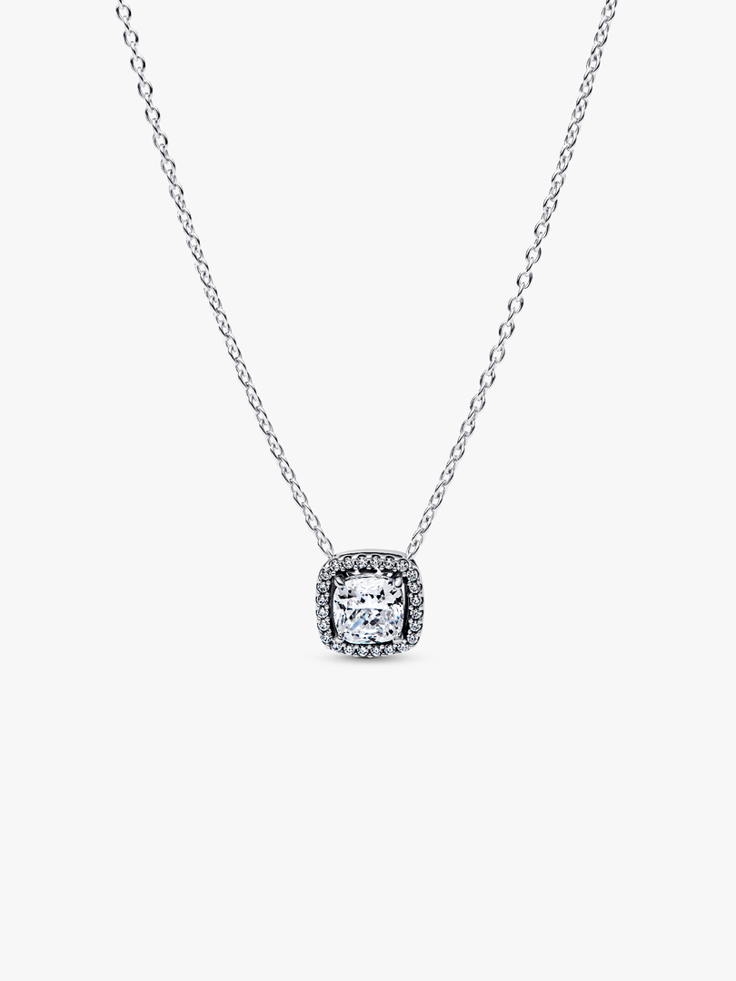 Halo Pendant Collier Necklace