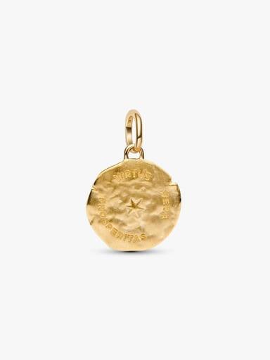 Wheat Medallion Charm