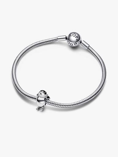 Skiing Penguin Charm