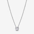 Pandora Era Bezel Lab-grown Diamond Pendant Necklace 0.25 carat tw Sterling Silver