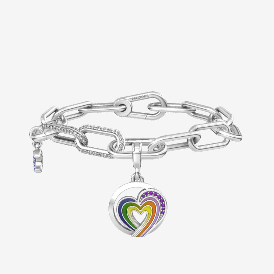 Pandora ME Rainbow Heart Bracelet Set NAMPS0310