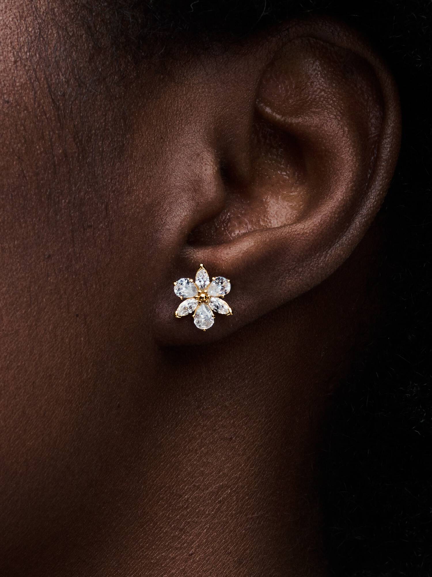 Sparkling Herbarium Cluster Stud Earrings