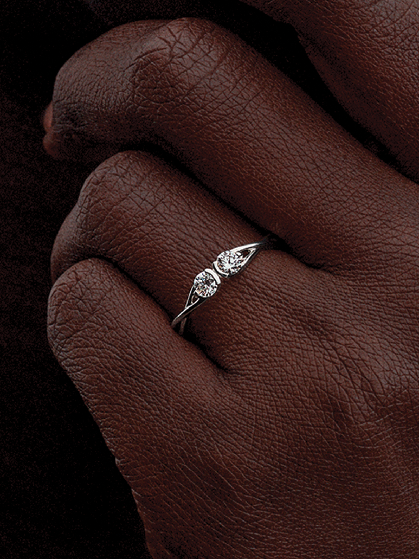 Женское кольцо Pandora Infinite Sterling Silver Double-Facing Lab-grown Diamond, цвет: Серебро — фото 3