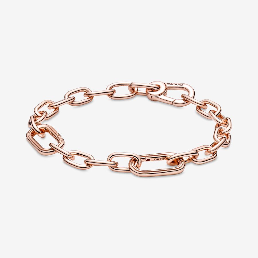 Pandora ME Small-Link Chain Bracelet | Rose gold plated | Pandora US