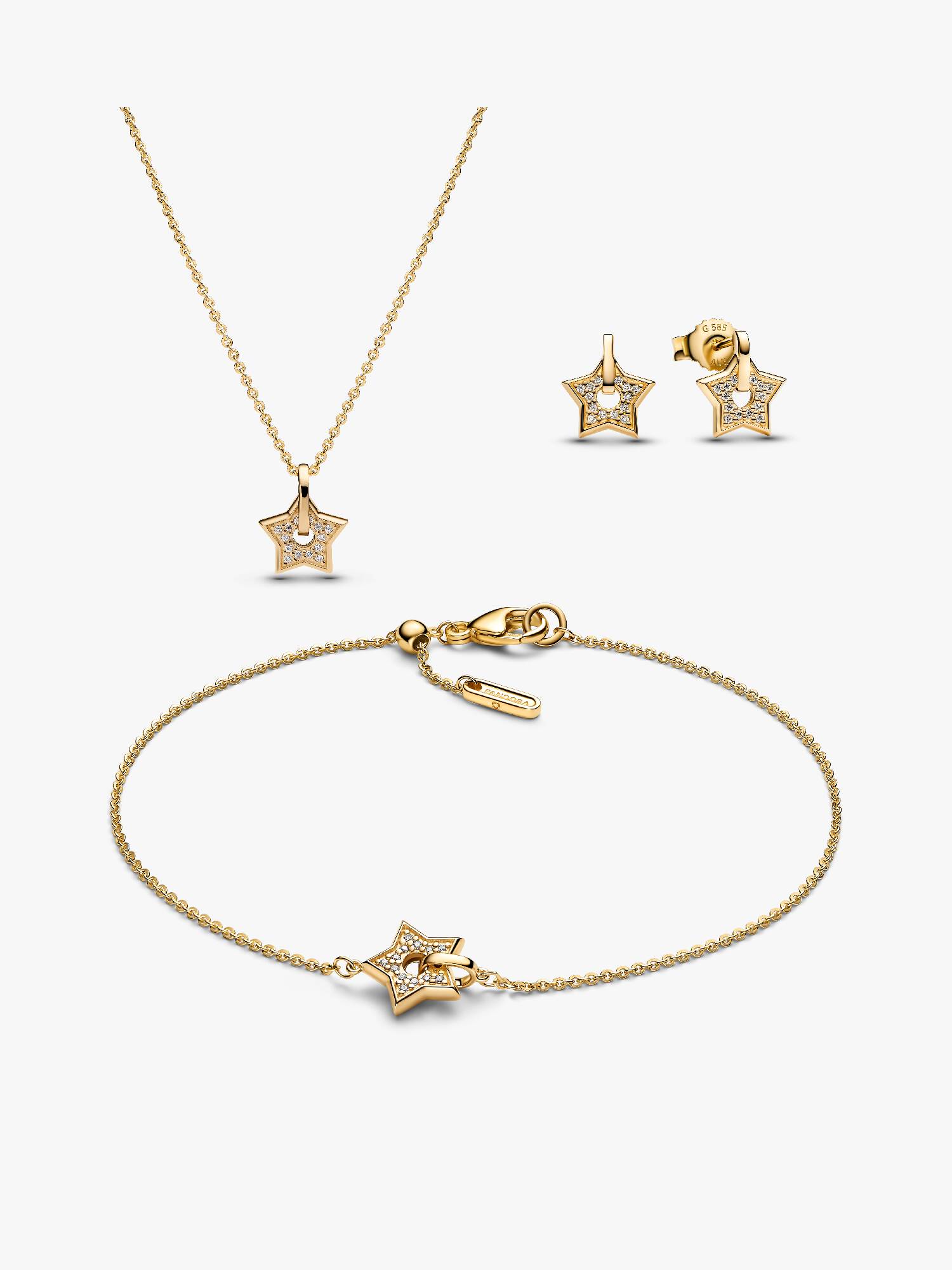 Lab-Grown Diamond Starry Jewelry Set