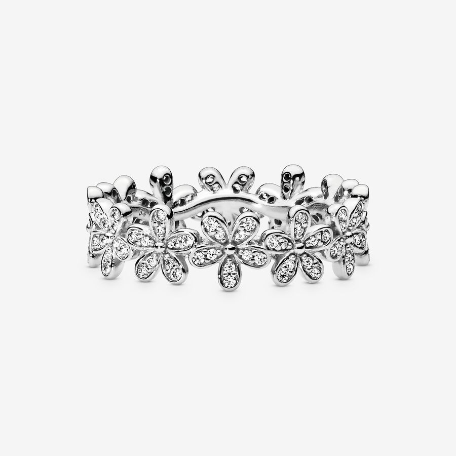 Thorough I agree Implement Dazzling Daisy Meadow Stackable Ring with Clear CZ | Sterling silver |  Pandora US