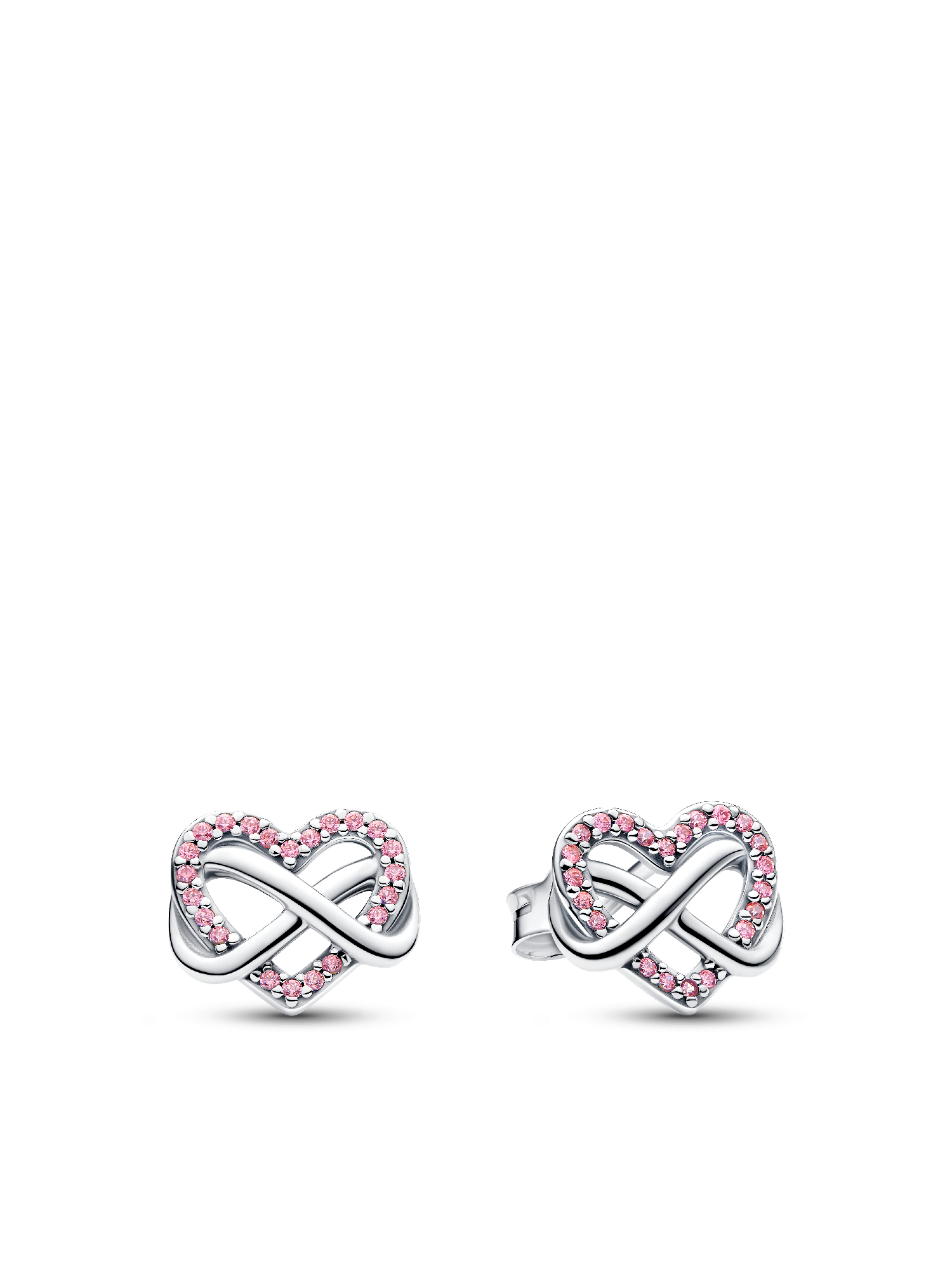 Pink Infinity Heart Jewelry Set