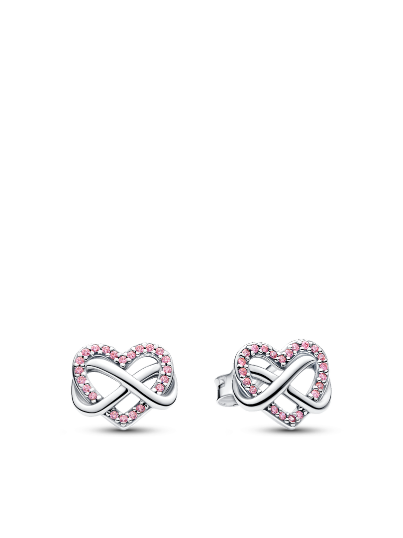 Pink Infinity Heart Jewelry Set