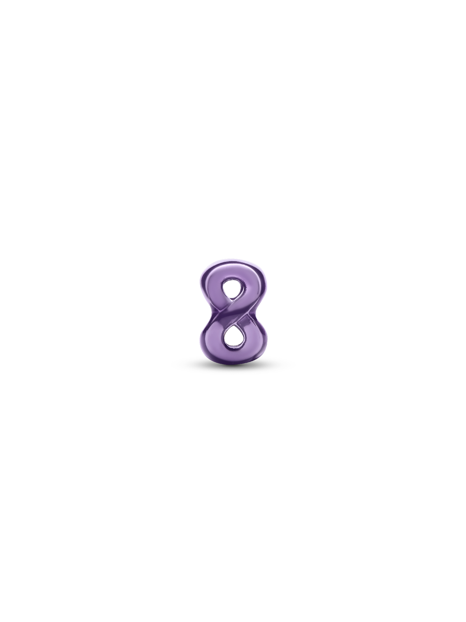 Purple Infinity Mini Charm