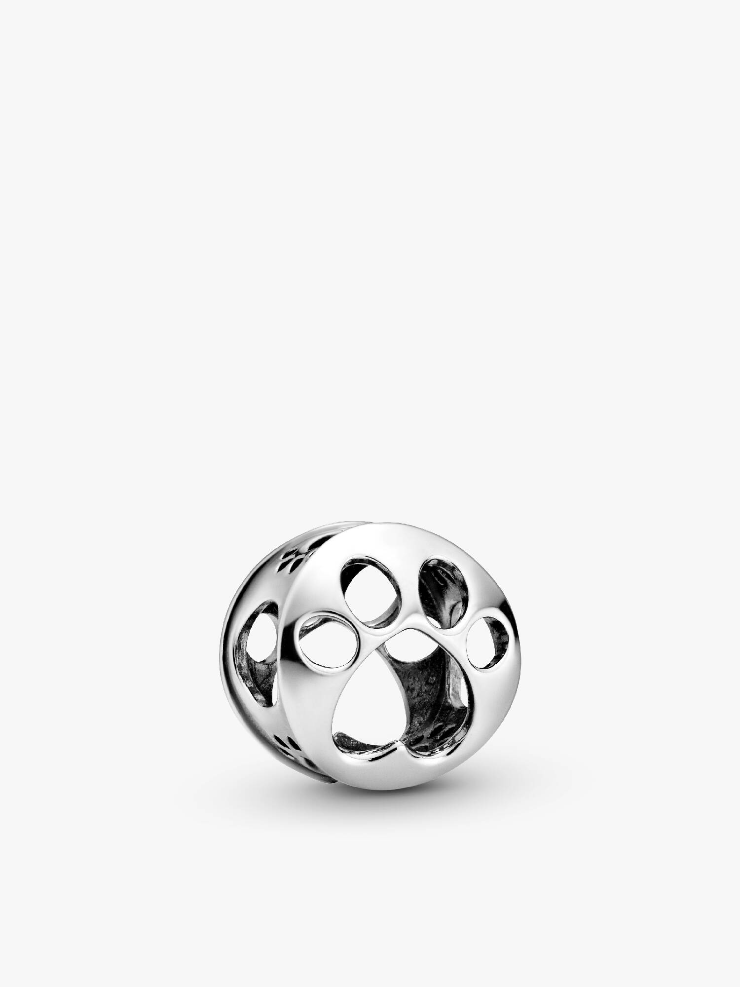 Openwork Paw Print Charm