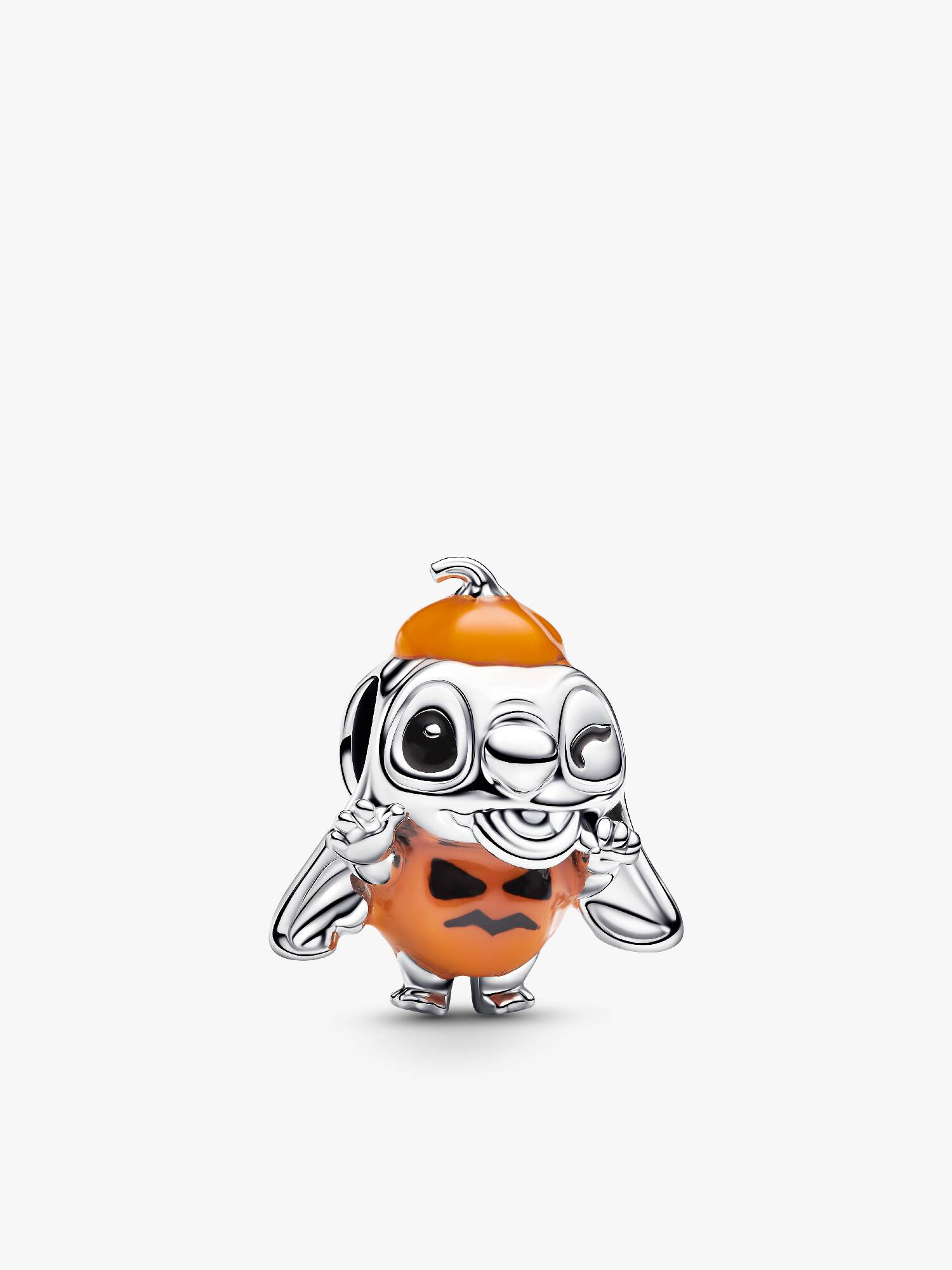 Disney Stitch Halloween Pumpkin Charm