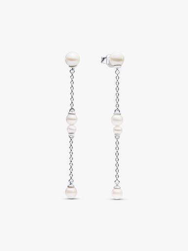 FINAL SALE - Treated Freshwater Cultured Pearl Drop Earrings