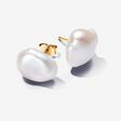 Baroque Treated Freshwater Cultured Pearl Stud Earrings