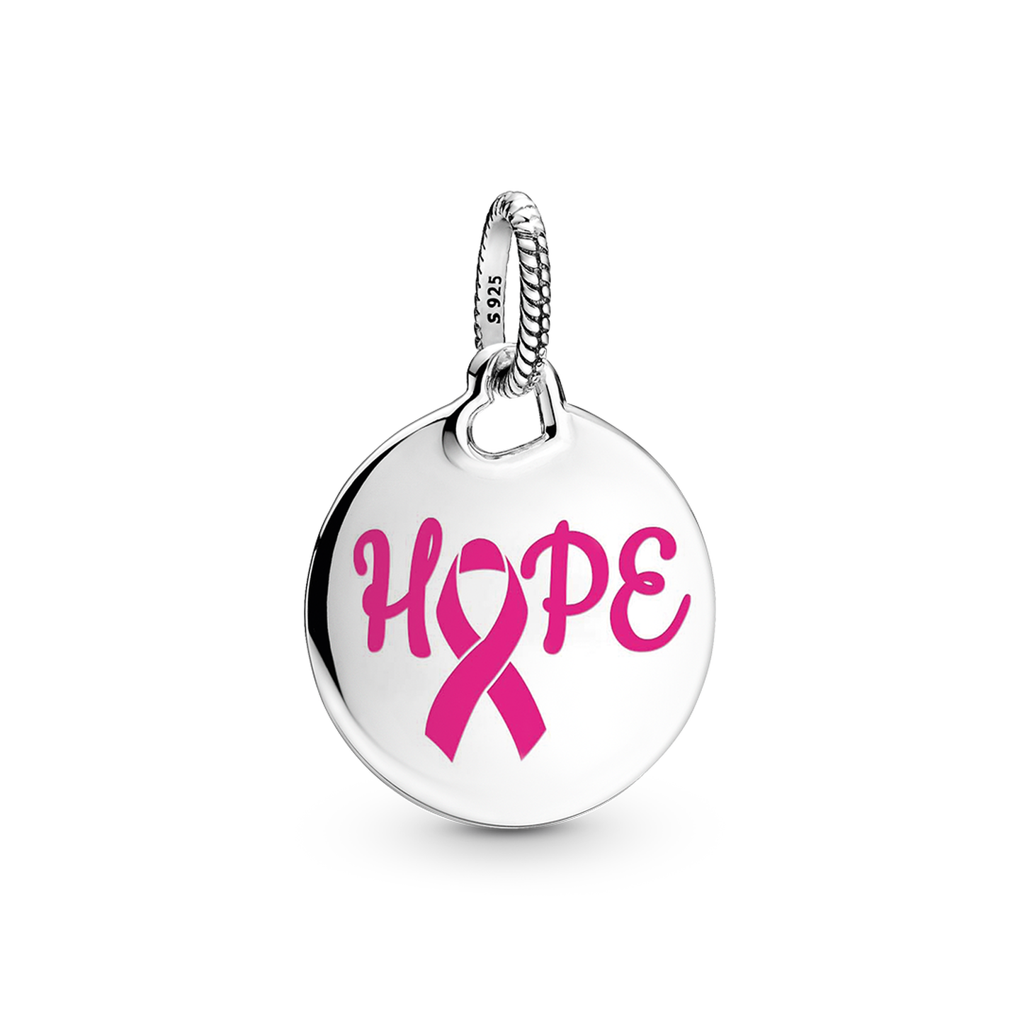 Женская подвеска Pandora Hope Pink Ribbon — фото 1