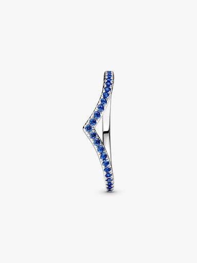 Pandora Timeless Wish Sparkling Blue Ring