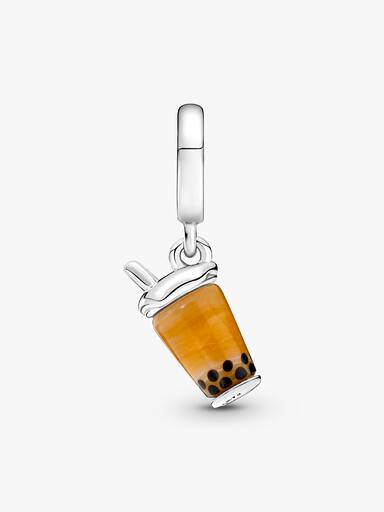 FINAL SALE - Murano Glass Bubble Tea Dangle Charm
