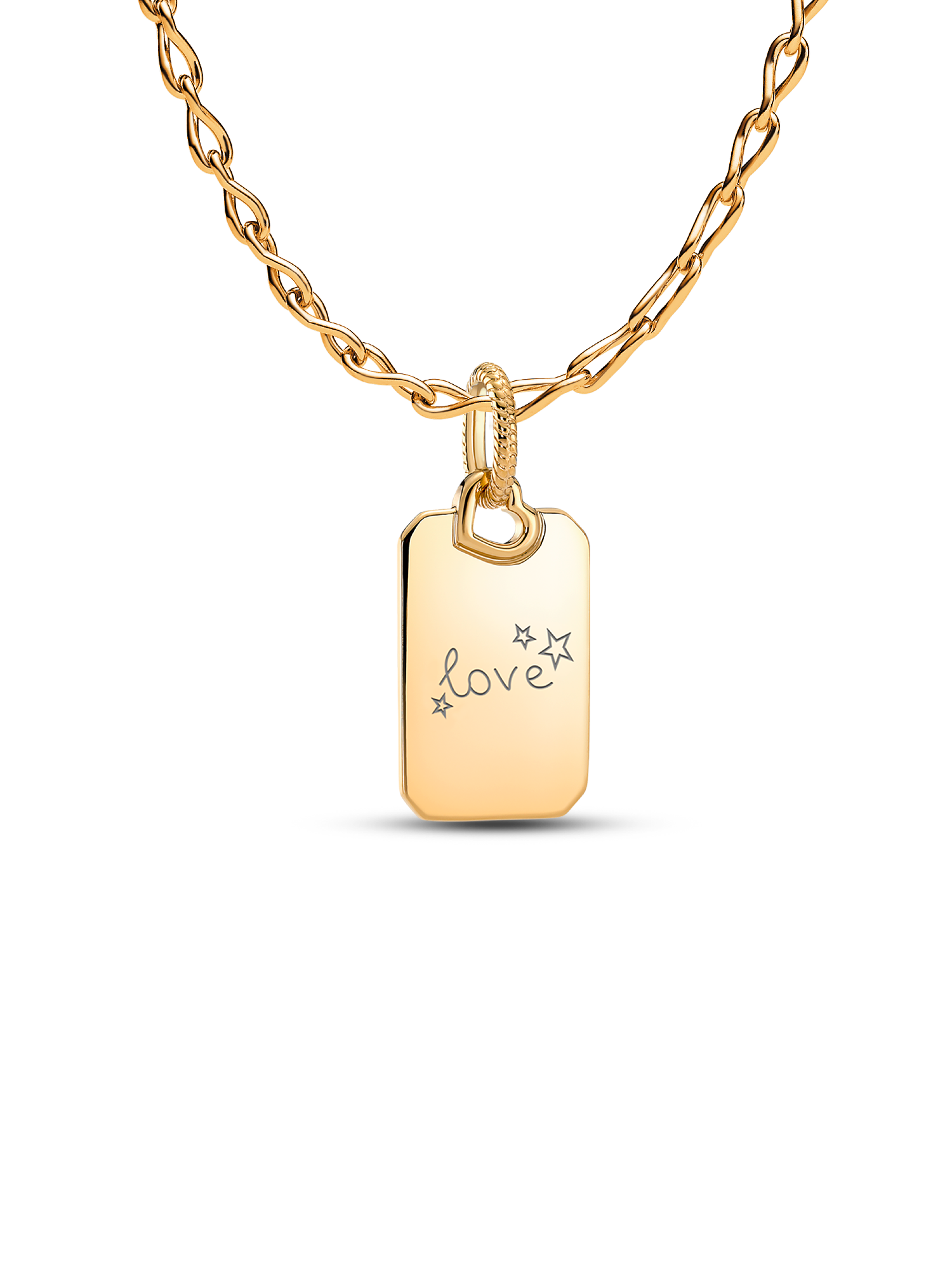 Engravable Gold Plated Pendant & Necklace Gift Set