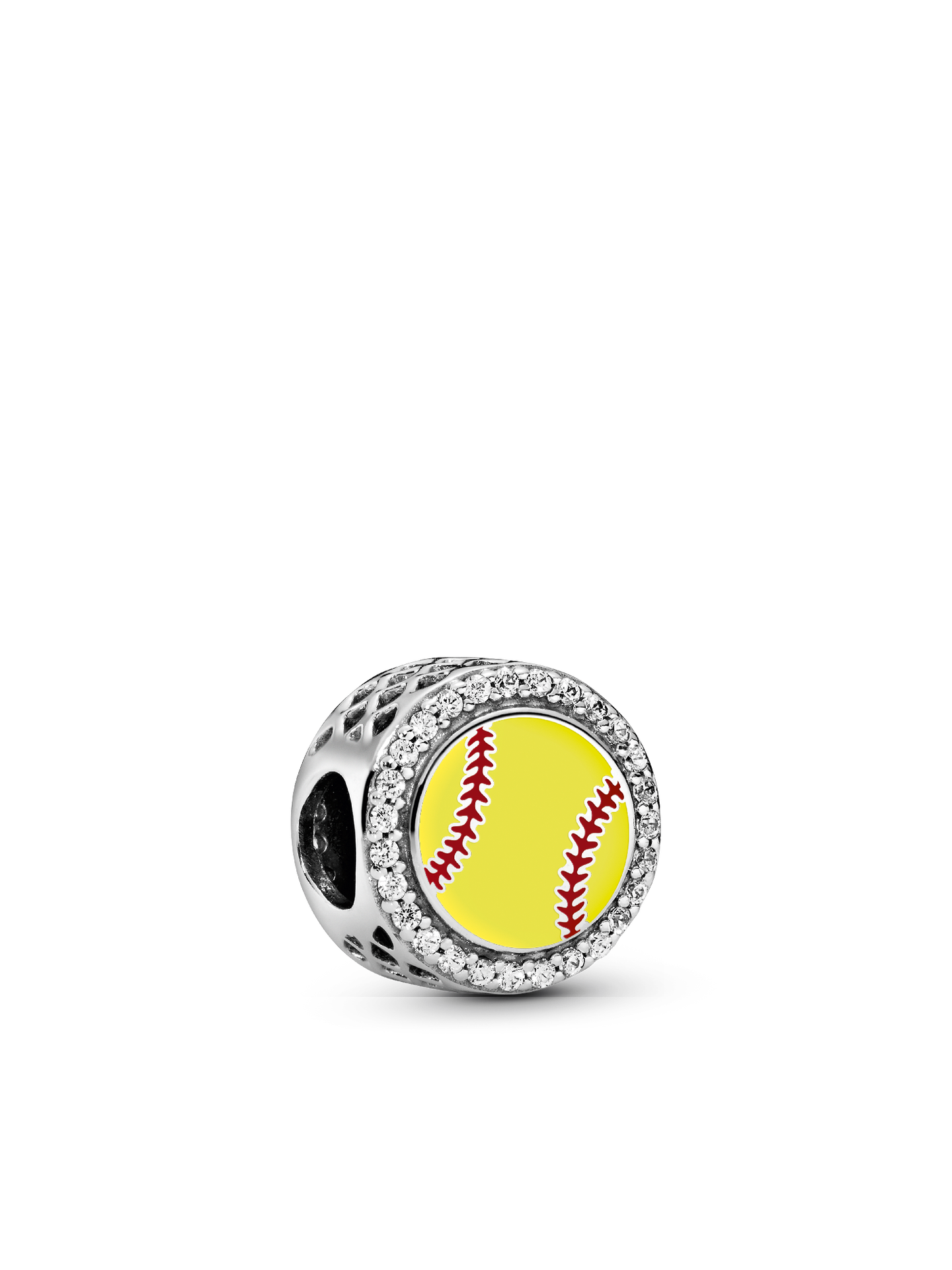 Женский шарм Pandora Softball Charm, цвет: Серебро — фото 1