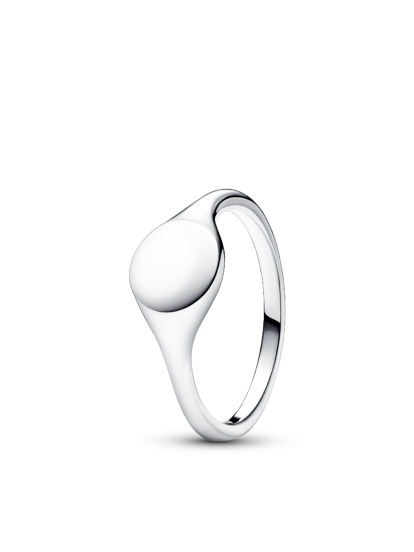 Женское кольцо Pandora Engravable Signet, цвет: Серебро