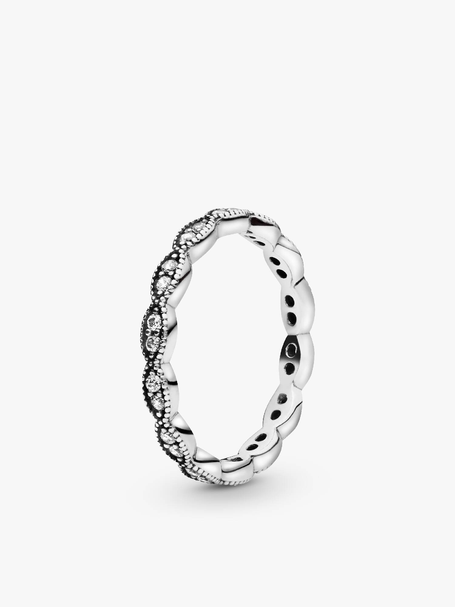 FINAL SALE - Sparkling Leaves Band Ring