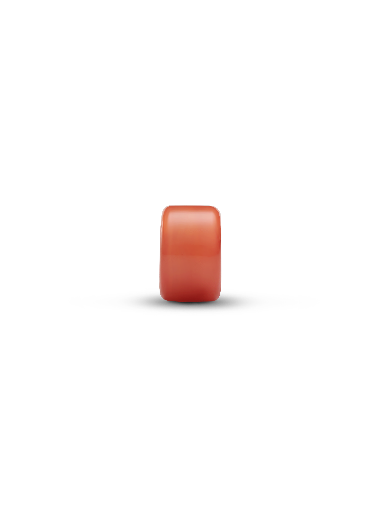 Orange Murano Glass Mini Charm