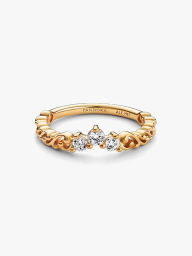 Regal Swirl Tiara Ring