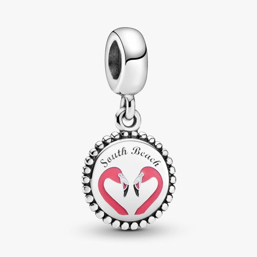 FINAL SALE - South Beach Flamingo Dangle Charm