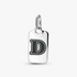Letter D Rectangle Pendant Letter D Rectangle Pendant