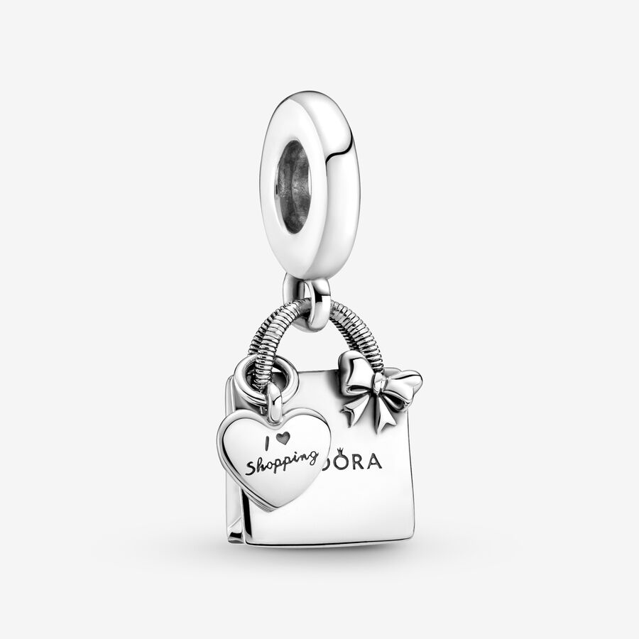 Devastar Gasto Instalar en pc Pandora Shopping Bag Dangle Charm | Sterling silver | Pandora US