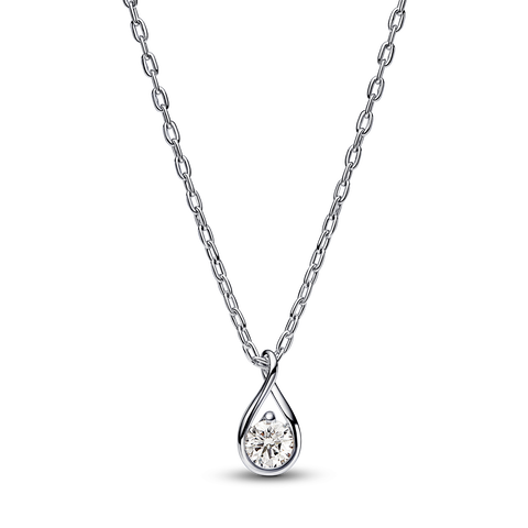 Pandora Infinite Lab-grown Diamond Pendant & Necklace 0.25 ct tw Sterling Silver