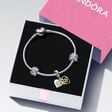 Lab-grown Diamond & Hearts Bracelet Gift Set