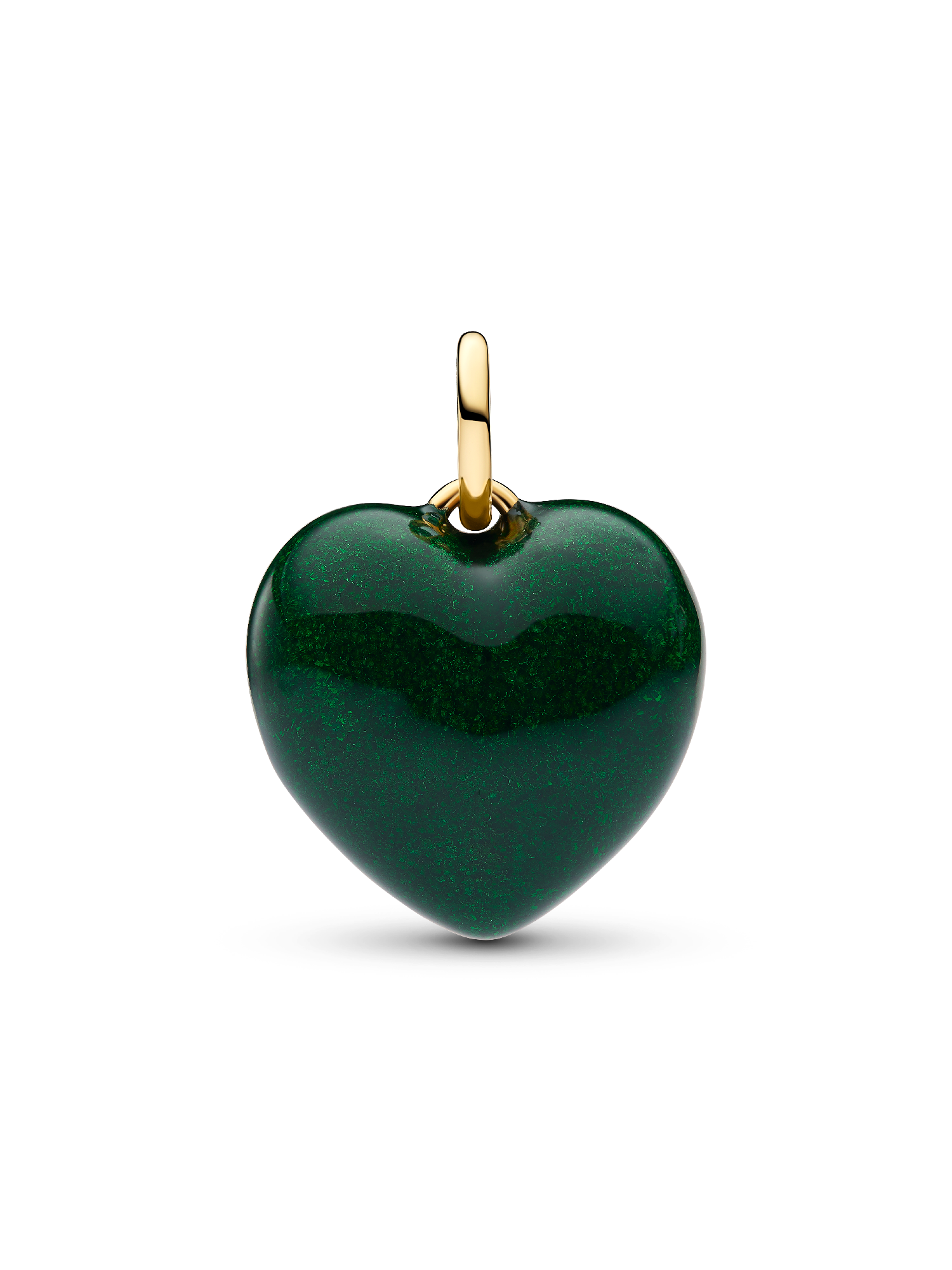 Puffy Heart Dangle Charm