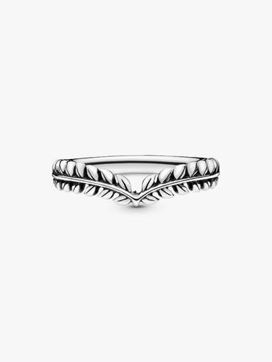 Wheat Grains Wishbone Ring