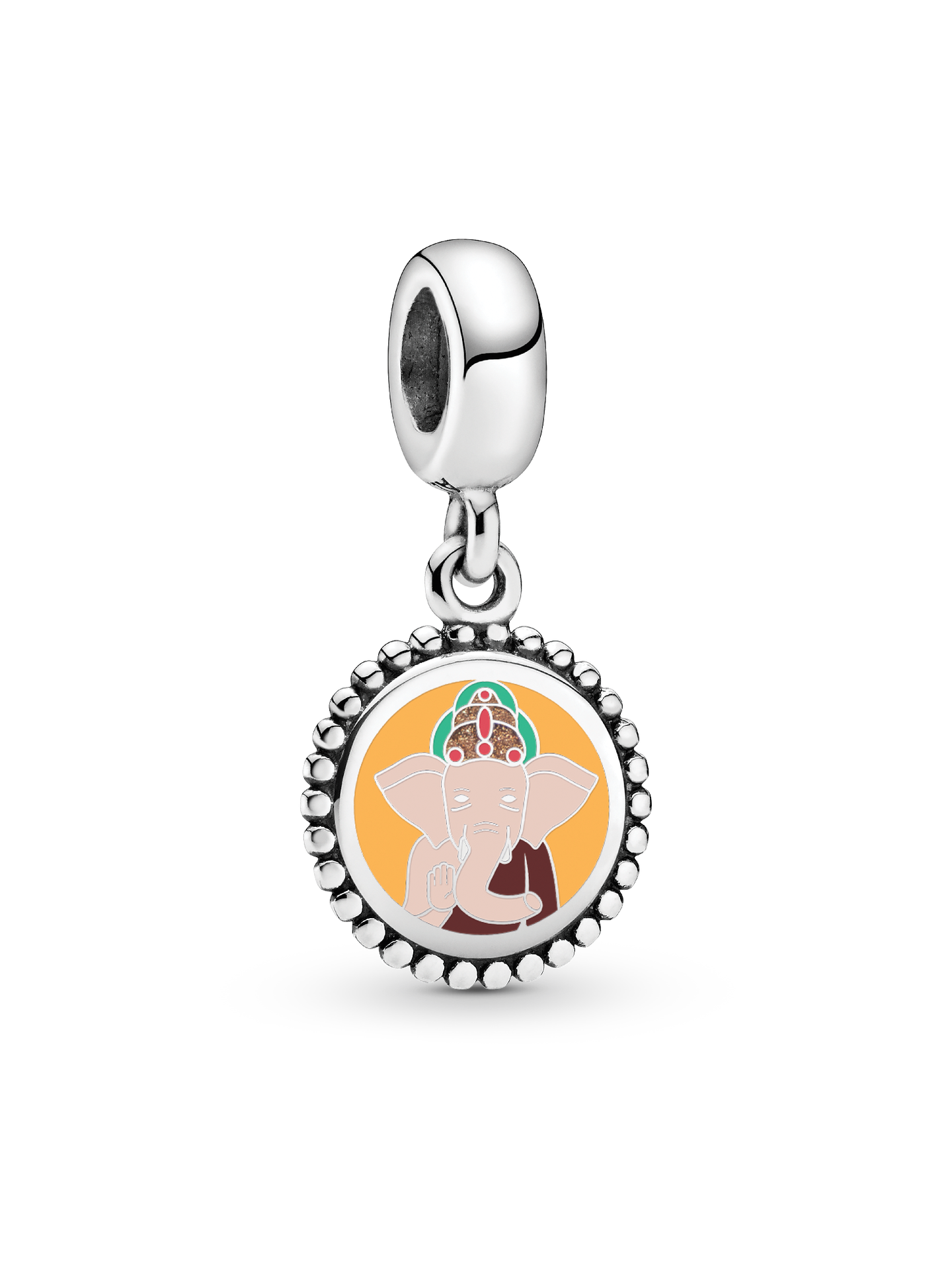 Женский шарм Pandora Ganesh Dangle Charm, цвет: Серебро — фото 1