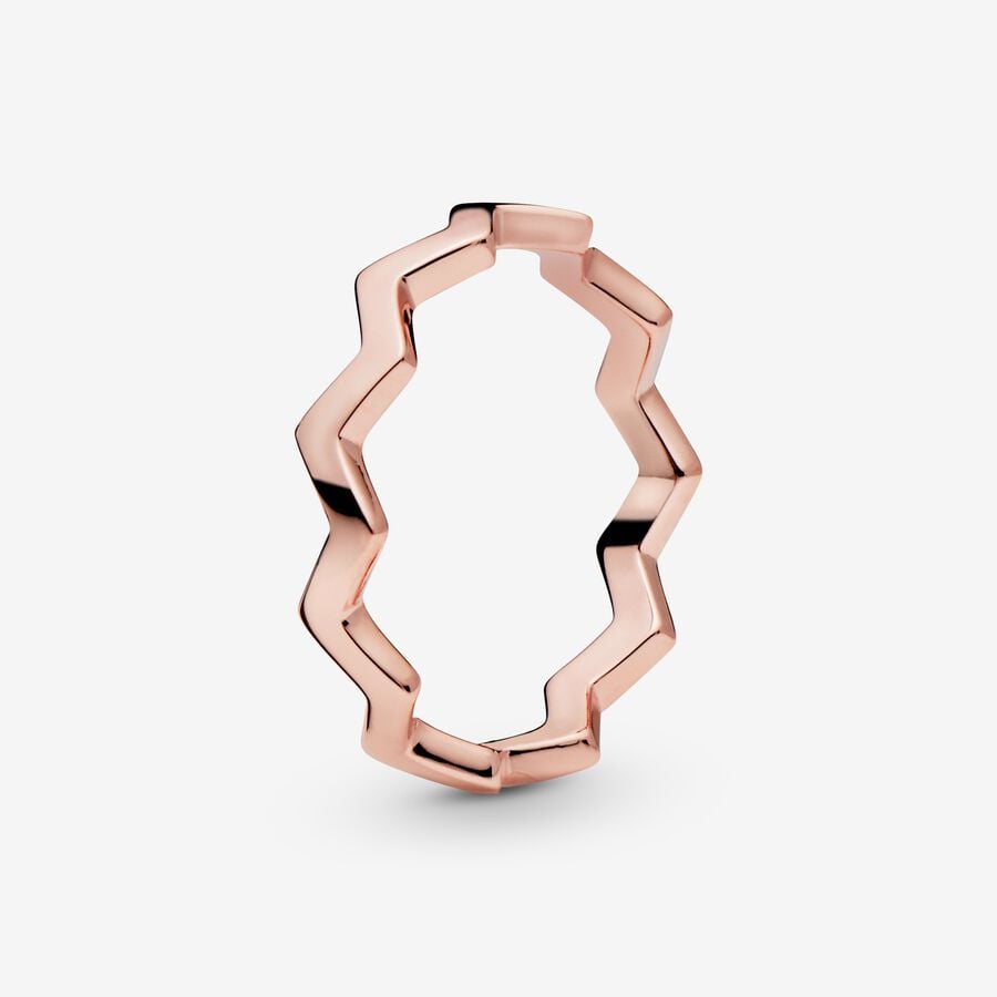 FINAL SALE - Polished Zigzag Ring image number 0