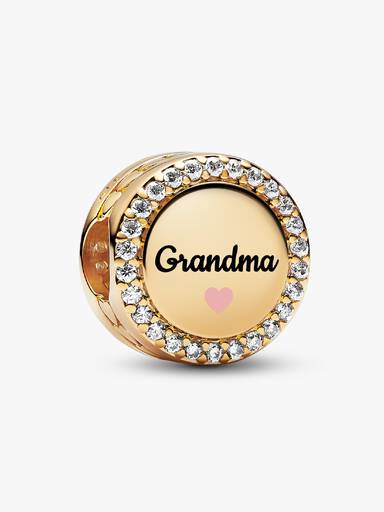 Engravable Grandma Charm