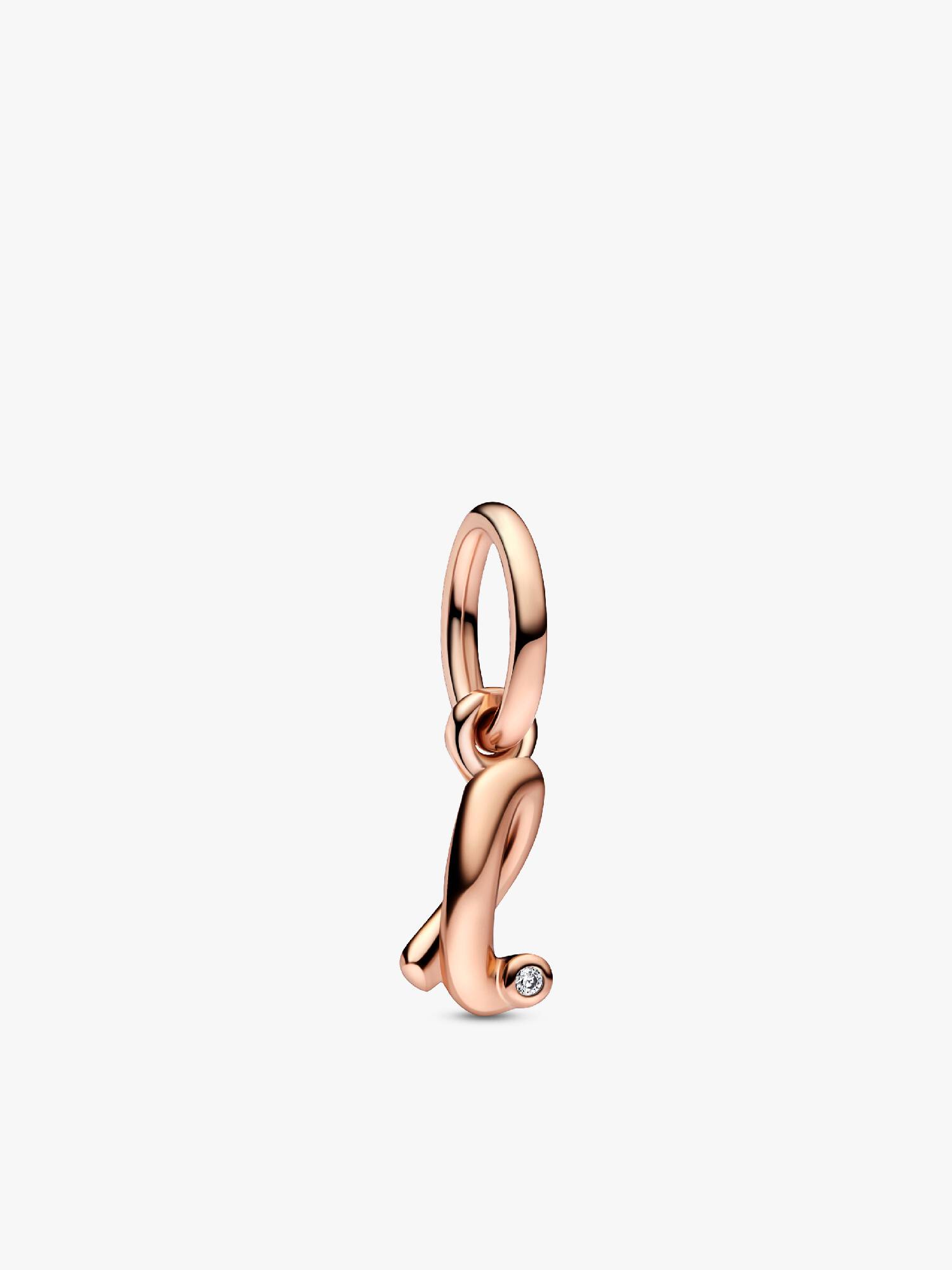 FINAL SALE - Letter l Script Alphabet Dangle Charm