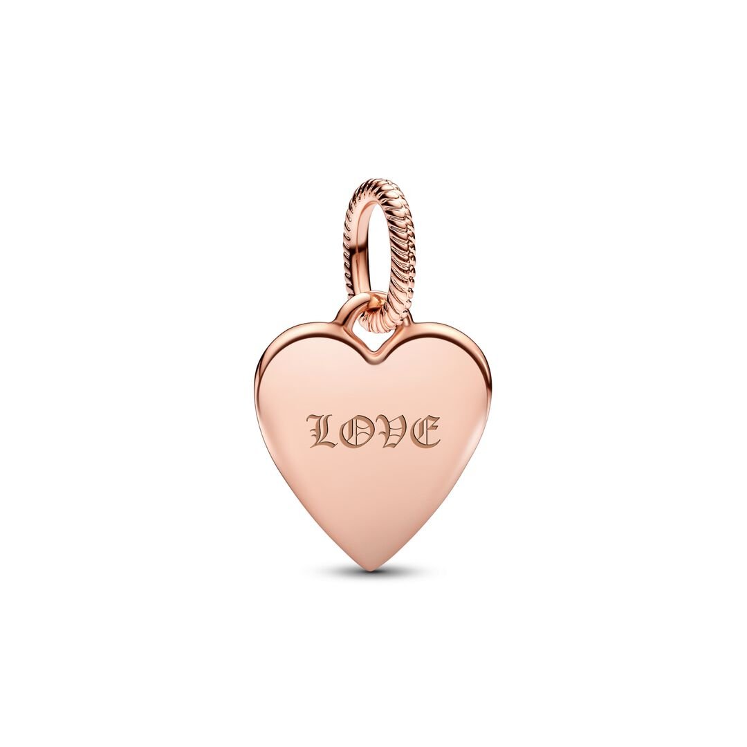 Engravable Heart Tag Pendant