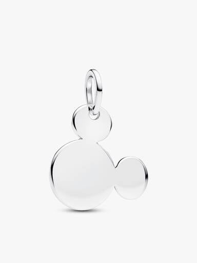 Engravable Mickey Mouse Necklace Set
