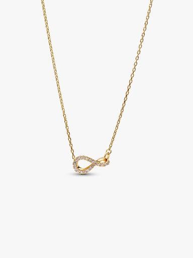 Pandora Infinite Lab-grown Diamond Pavé Pendant Necklace