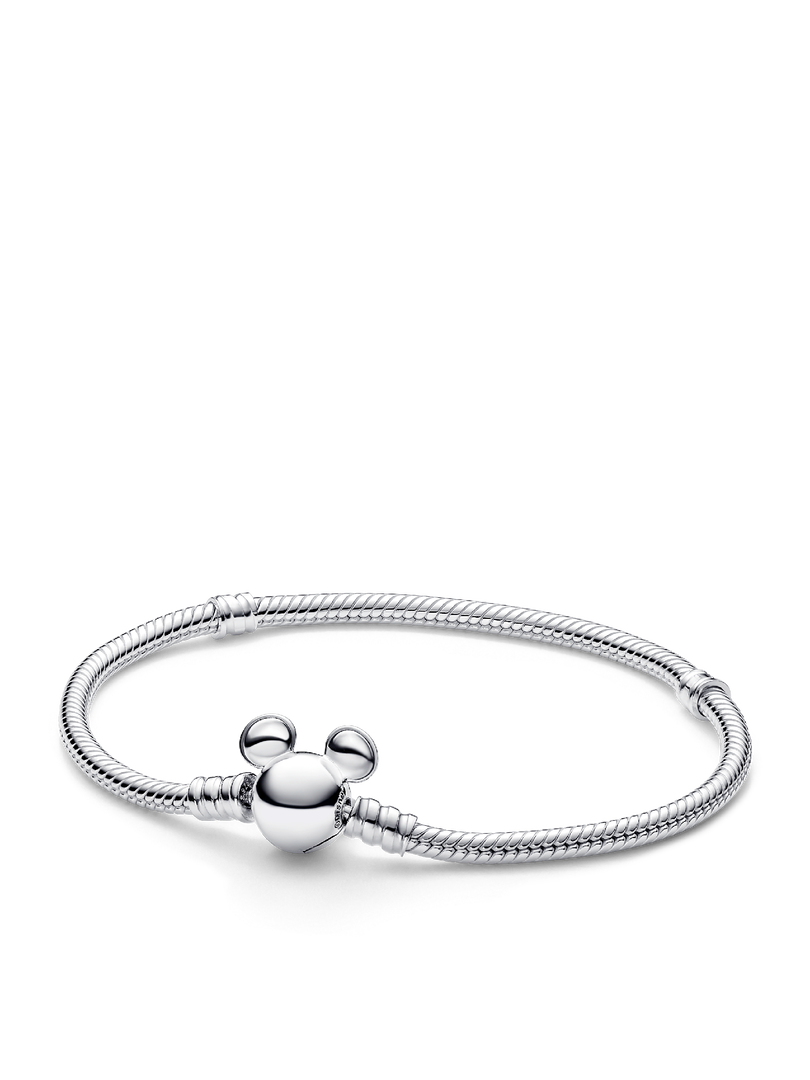 Mickey Mouse and Minnie Mouse Splittable Dangle Charm Bracelet Set