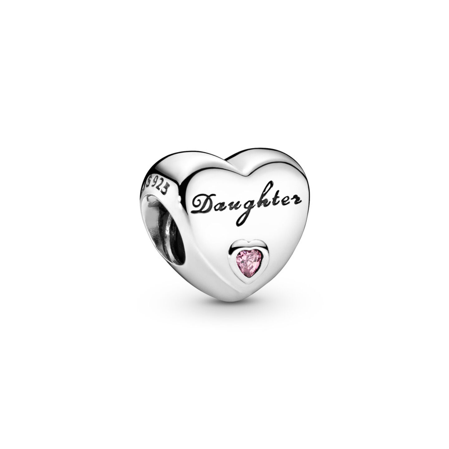 Женский шарм Pandora Daughter Heart Charm, цвет: Серебро — фото 2