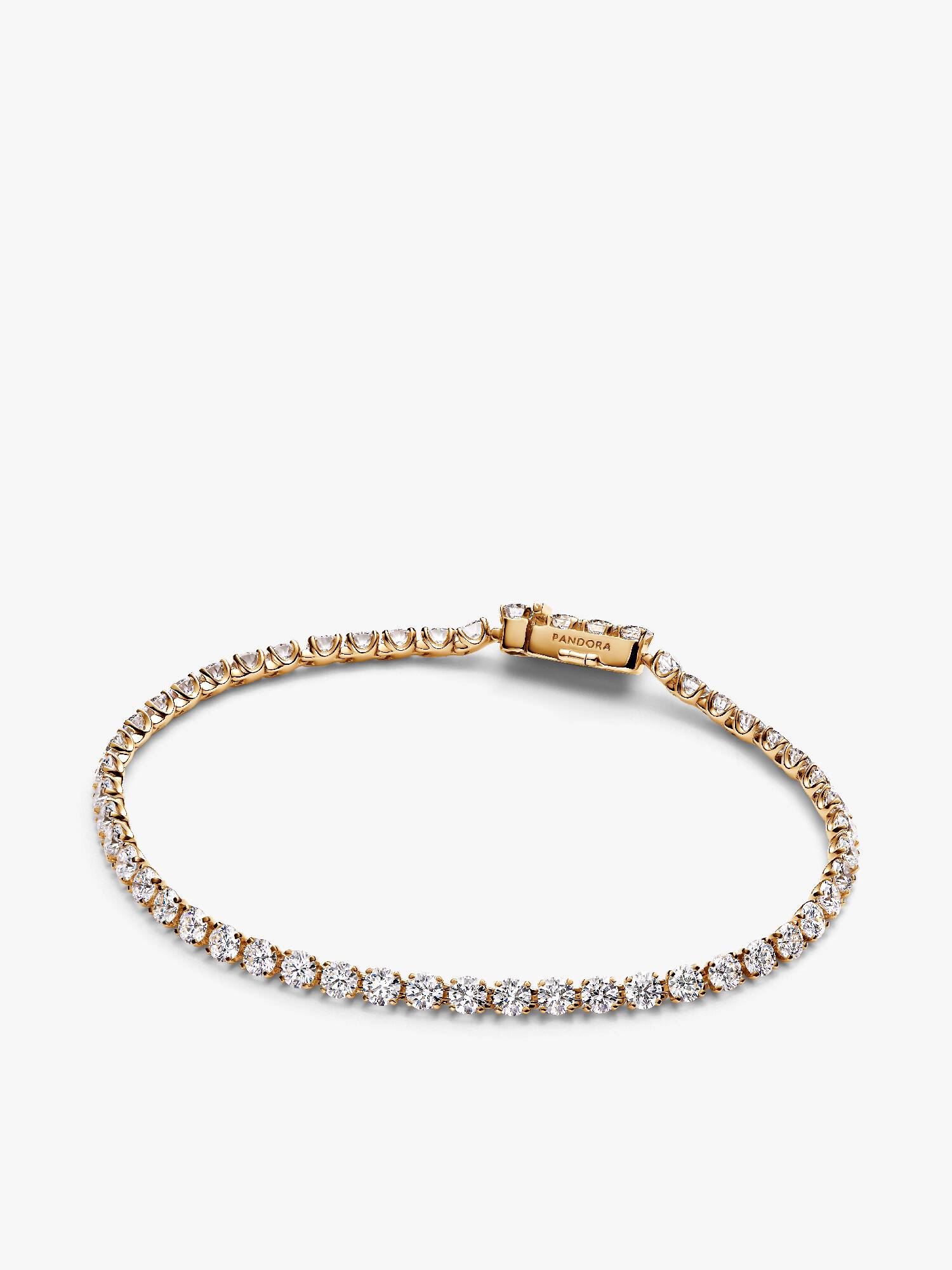 Pandora Era 14k Gold Lab-grown Diamond Tennis Bracelet