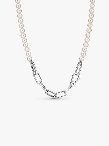 Pandora ME Treated Freshwater Cultured Pearl Necklace