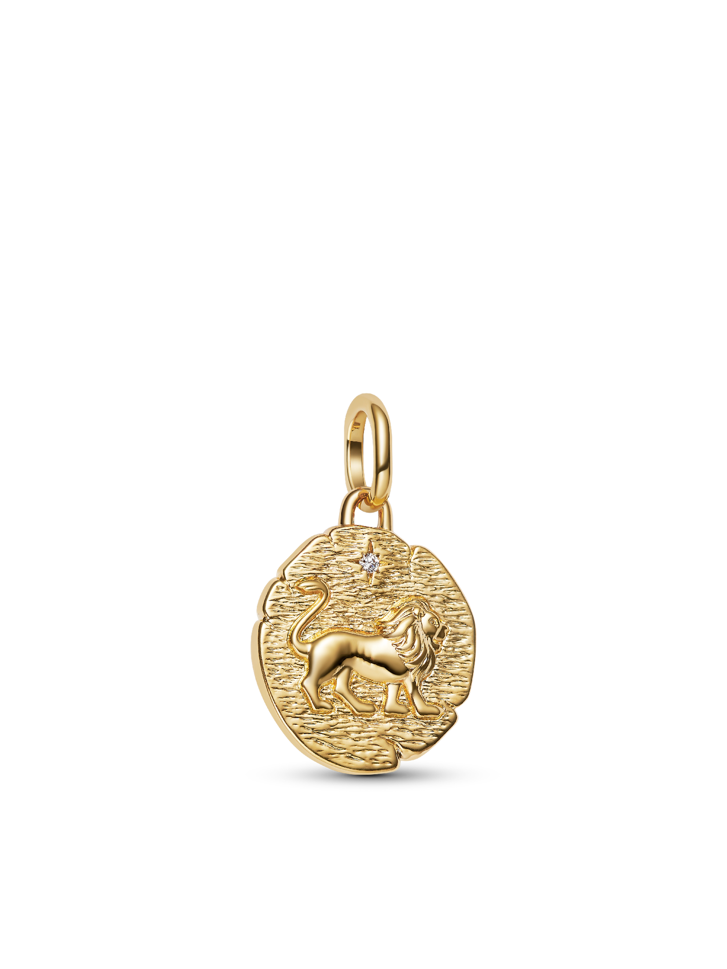 Женский шарм Pandora Lion Medallion Charm, цвет: Позолоченный — фото 1
