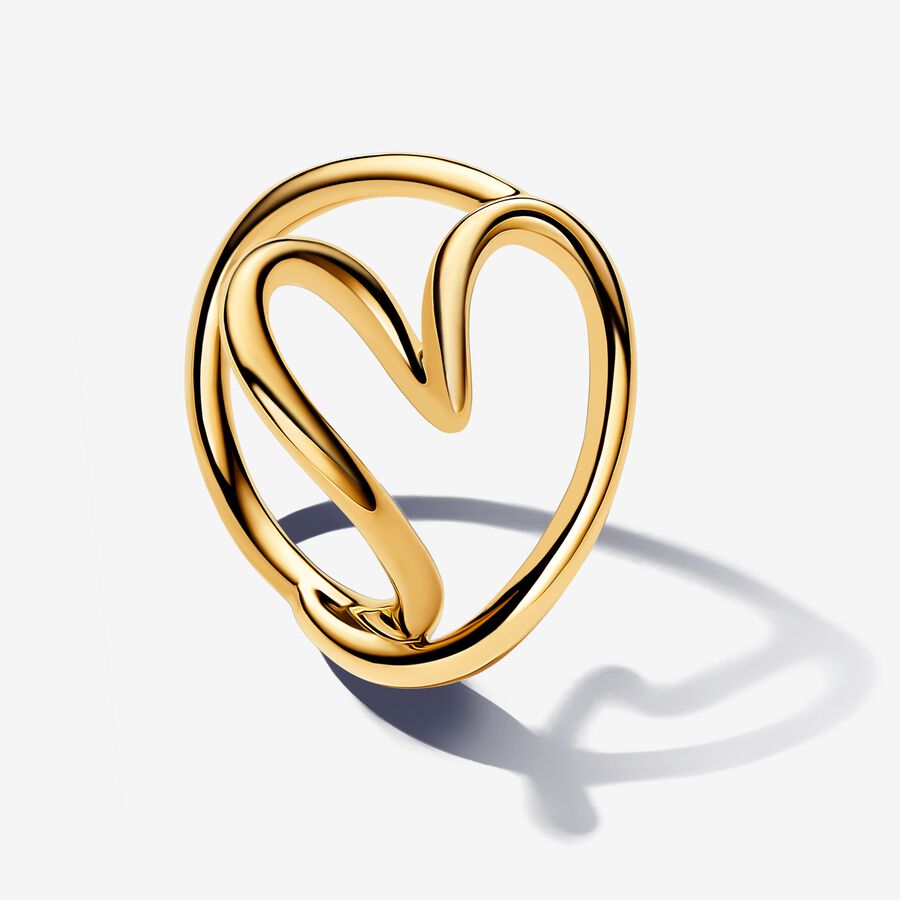 Organically Shaped Heart Ring image number 0