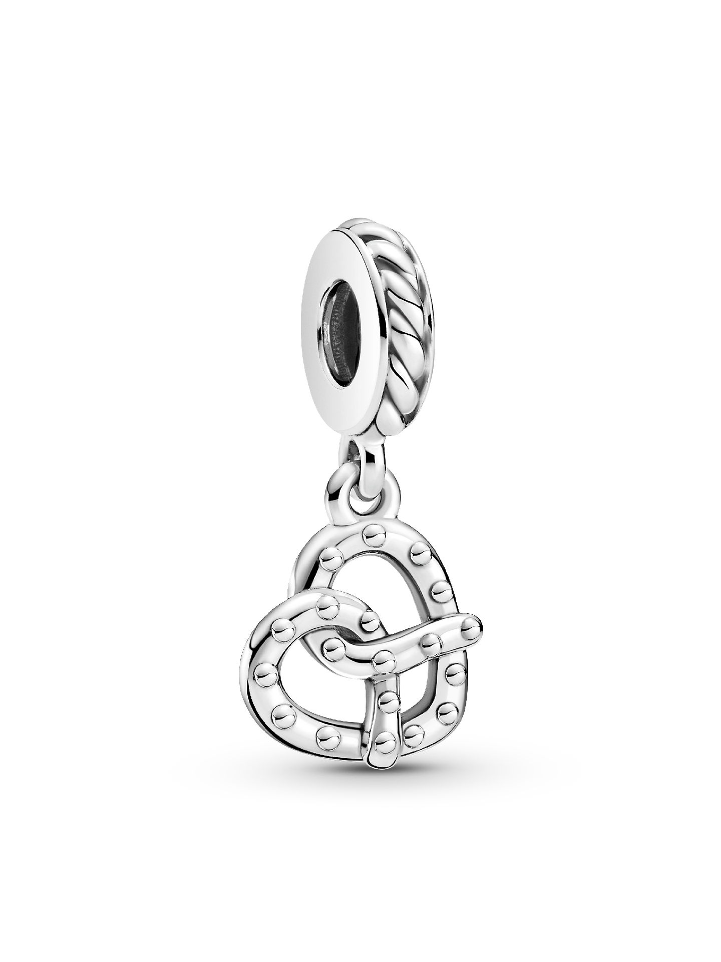 Женский шарм Pandora Pretzel Dangle Charm, цвет: Серебро — фото 1