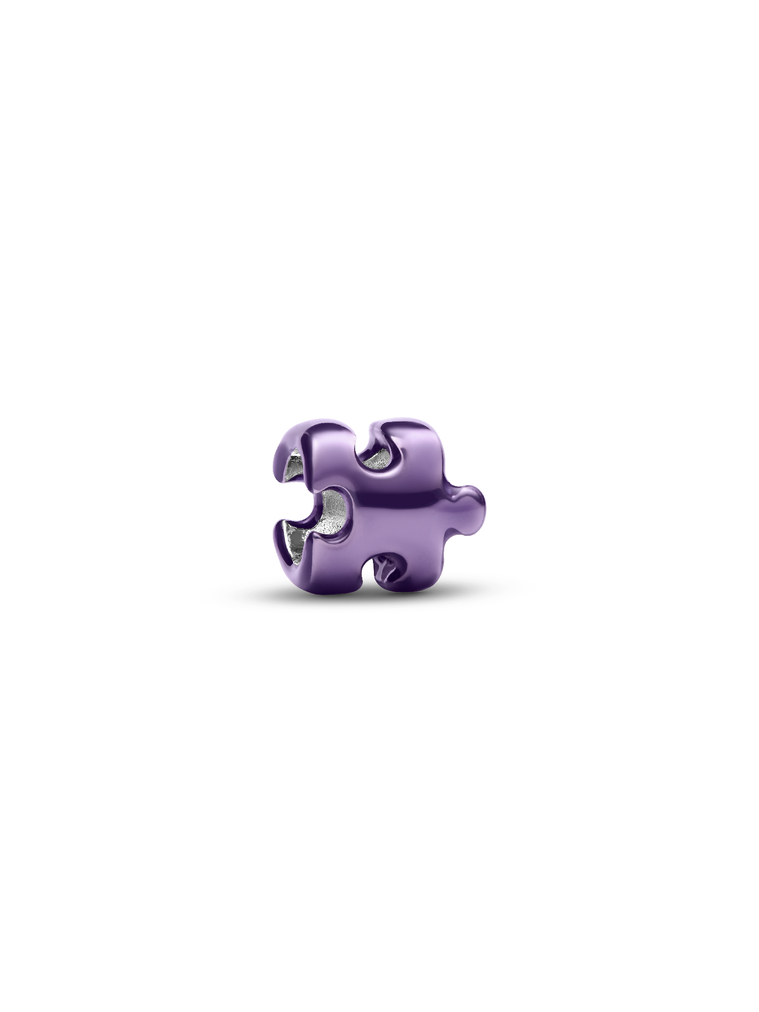 Purple Puzzle Piece Mini Charm