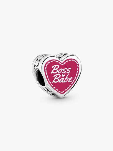 Boss Babe Heart Charm