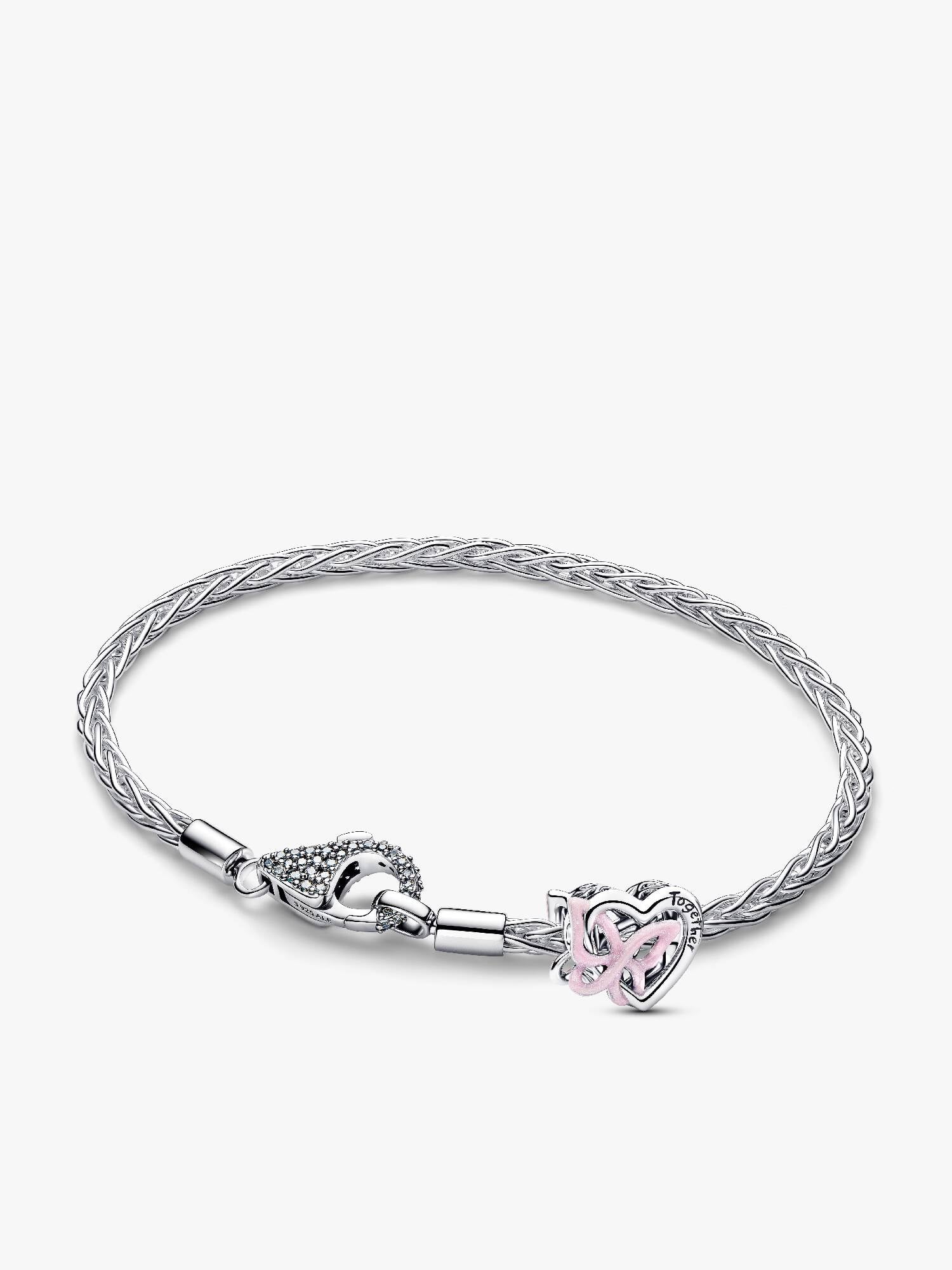 Entwined Heart and Butterfly Bracelet Gift Set